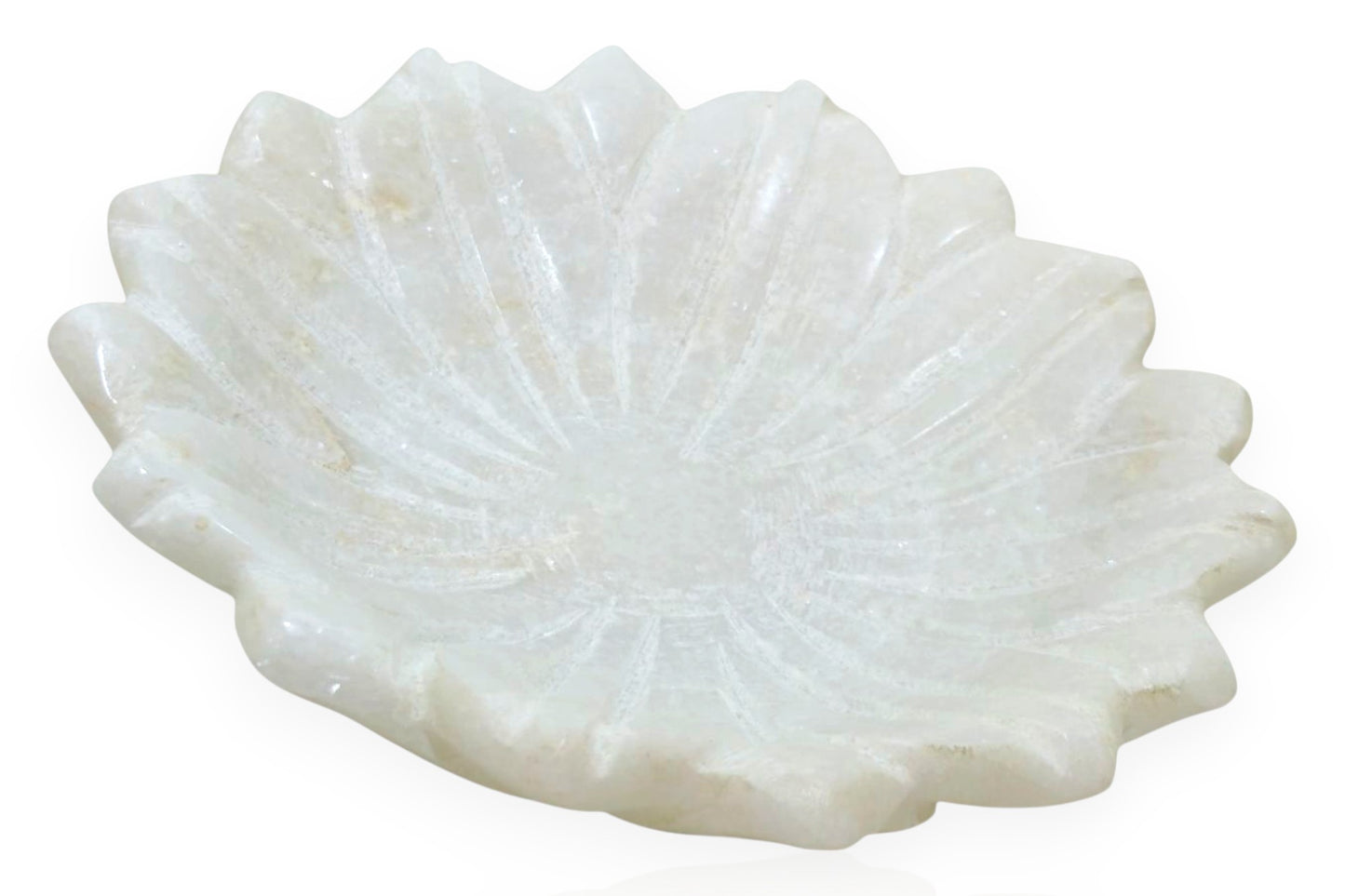 White Marble Flower Holders for holding coins, watches, small Jewelry, dry fruits and much more