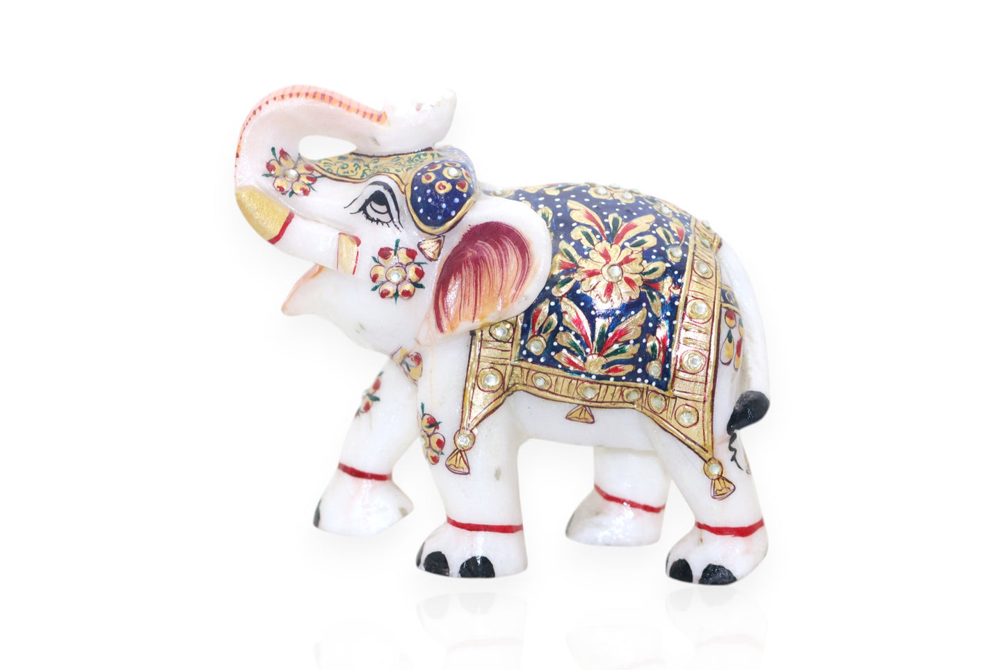 white marble hand painted elephant Luxury hand crafted handicraft items Global Japan Korea Dubai Singapore Europe UK London United kingdom United states of America UAE USA