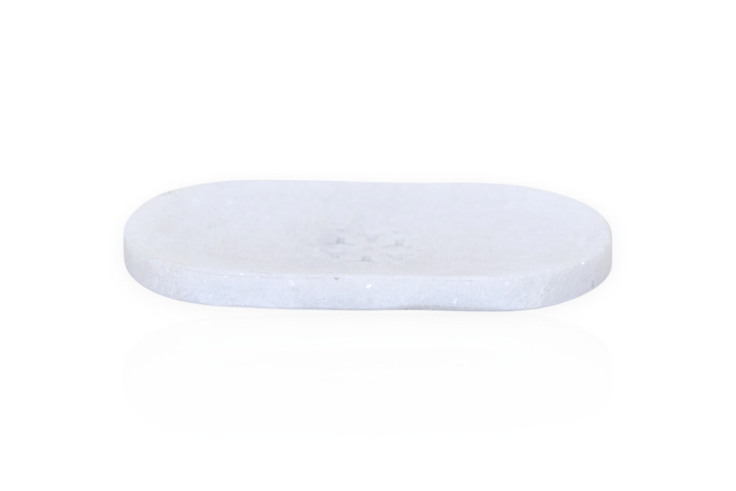 White marble soap plate