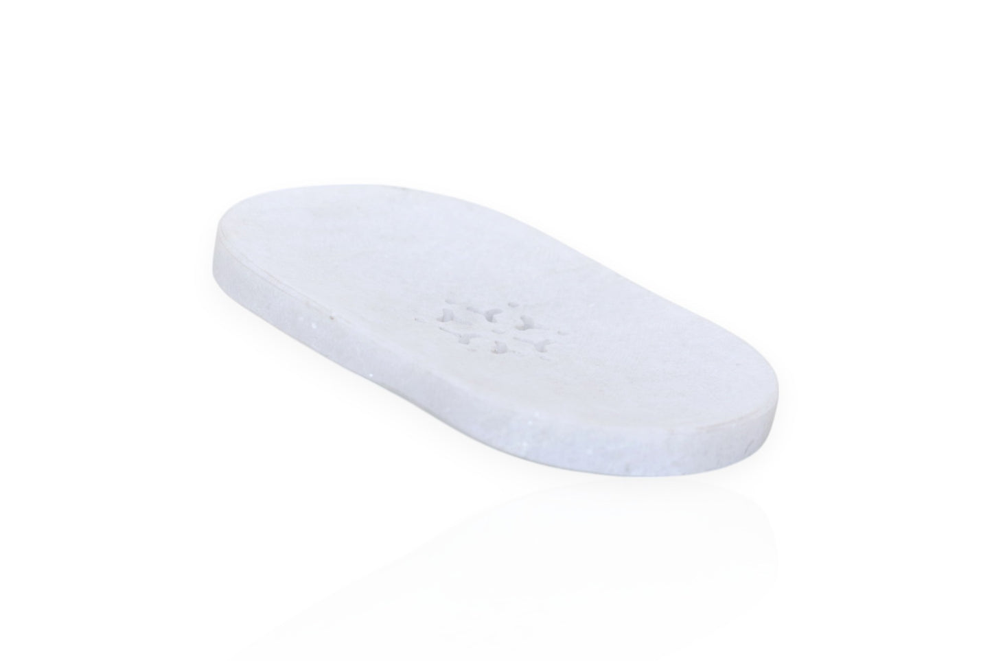White marble soap plate