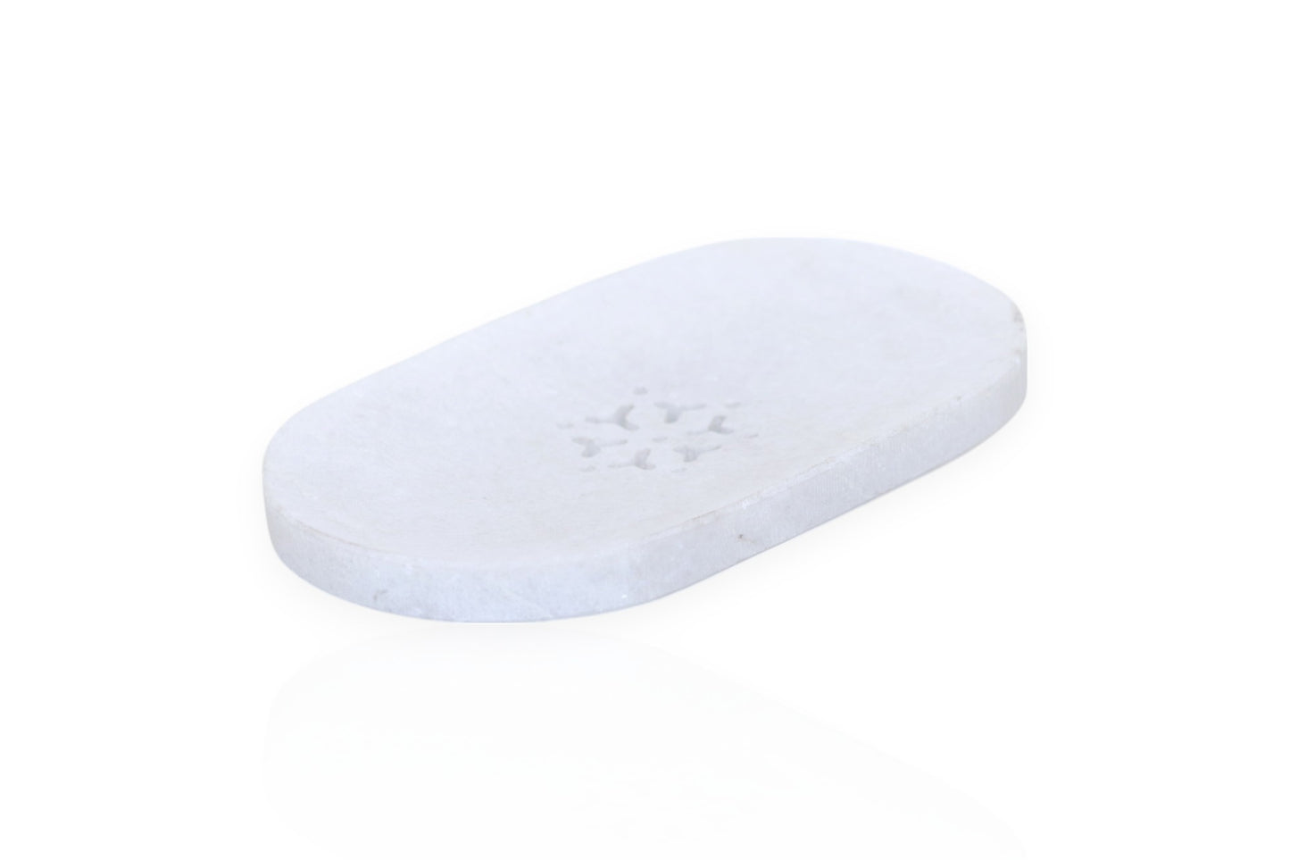 White marble soap plate