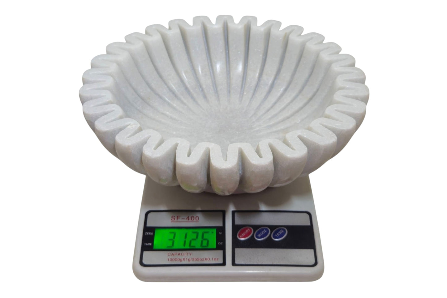 Ultimate Multi-Purpose Organizer ,White Marble Round Holders for Phones, Watches, Jewelry and more