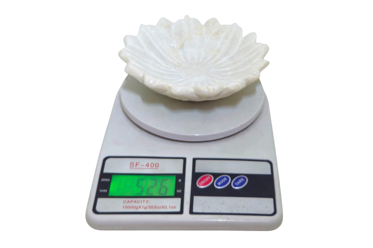 White Marble Flower Holders for holding coins, watches, small Jewelry, dry fruits and much more