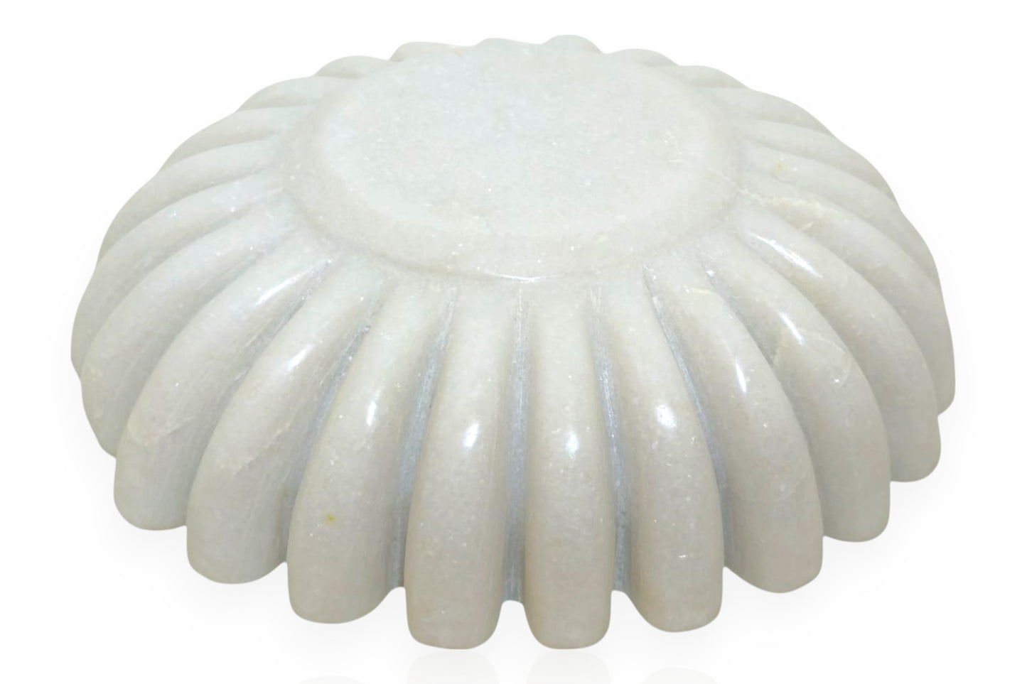 Ultimate Multi-Purpose Organizer small (6 inch round), White Marble Round Holders for Phones, Watches, Jewelry and more