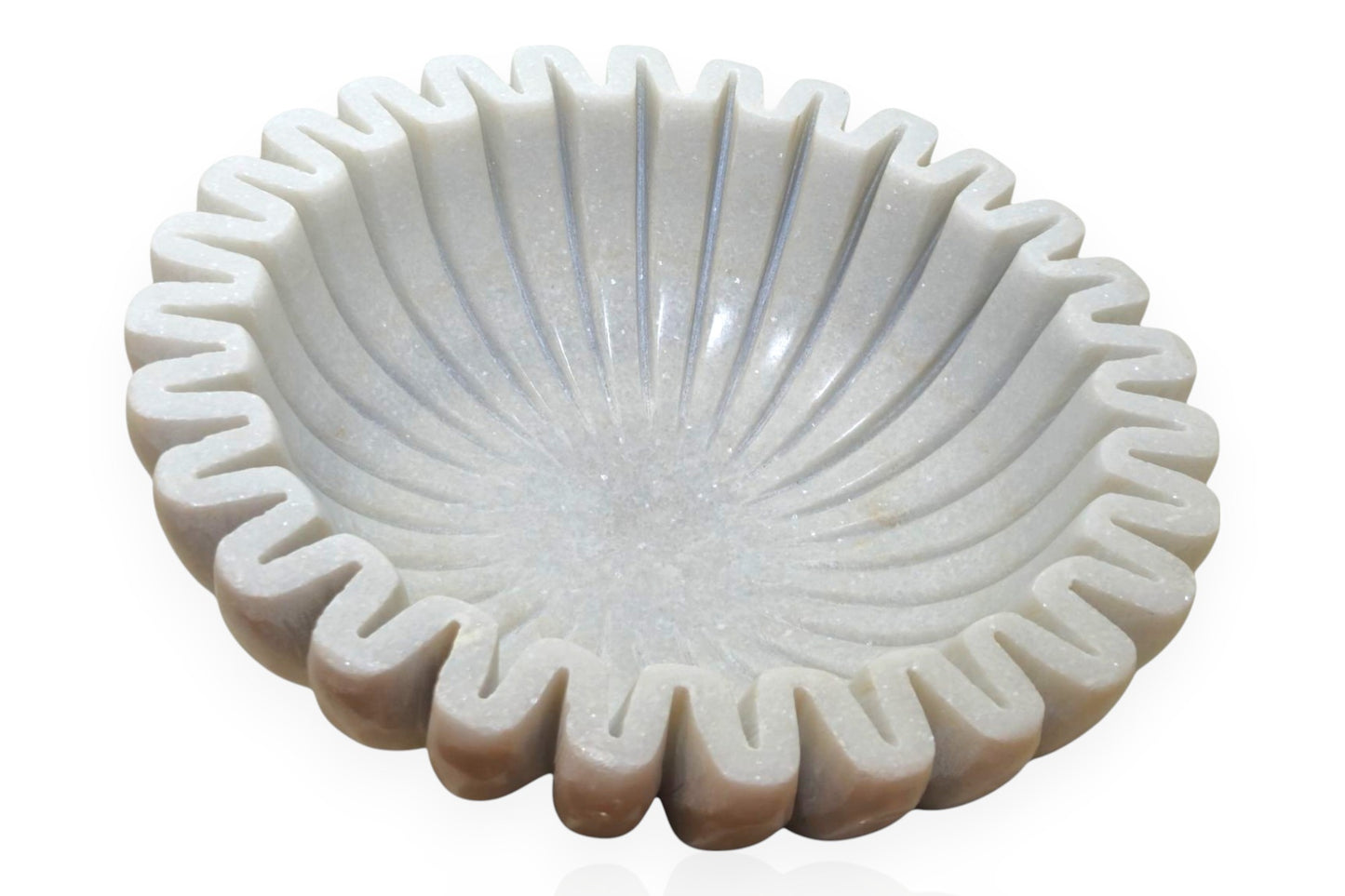 Ultimate Multi-Purpose Organizer ,White Marble Round Holders for Phones, Watches, Jewelry and more