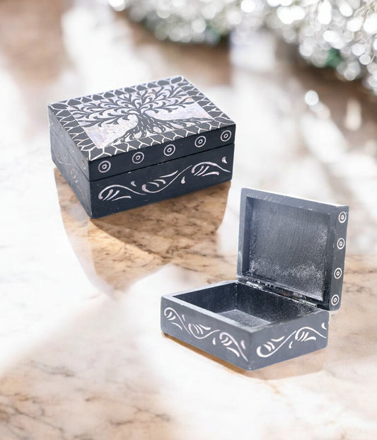 black stone jewelry box  Luxury hand crafted handicraft items Global Japan Korea Dubai Singapore Europe UK London United kingdom United states of America UAE USA