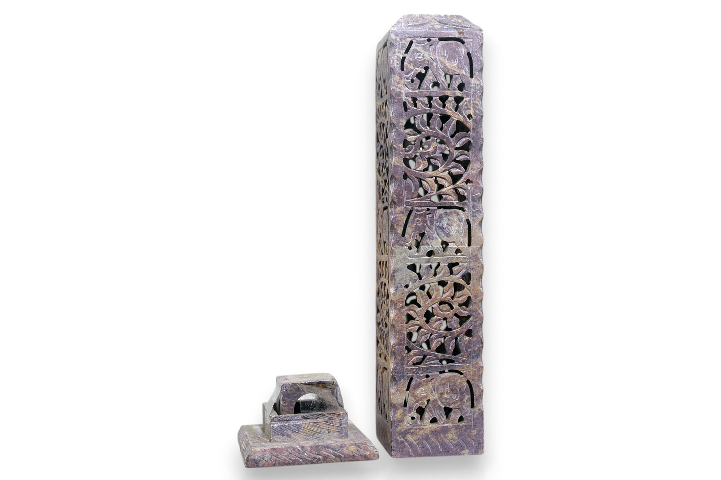 brown marble candle cum incense stick holder  Luxury hand crafted handicraft items Global Japan Korea Dubai Singapore Europe UK London United kingdom United states of America UAE USA