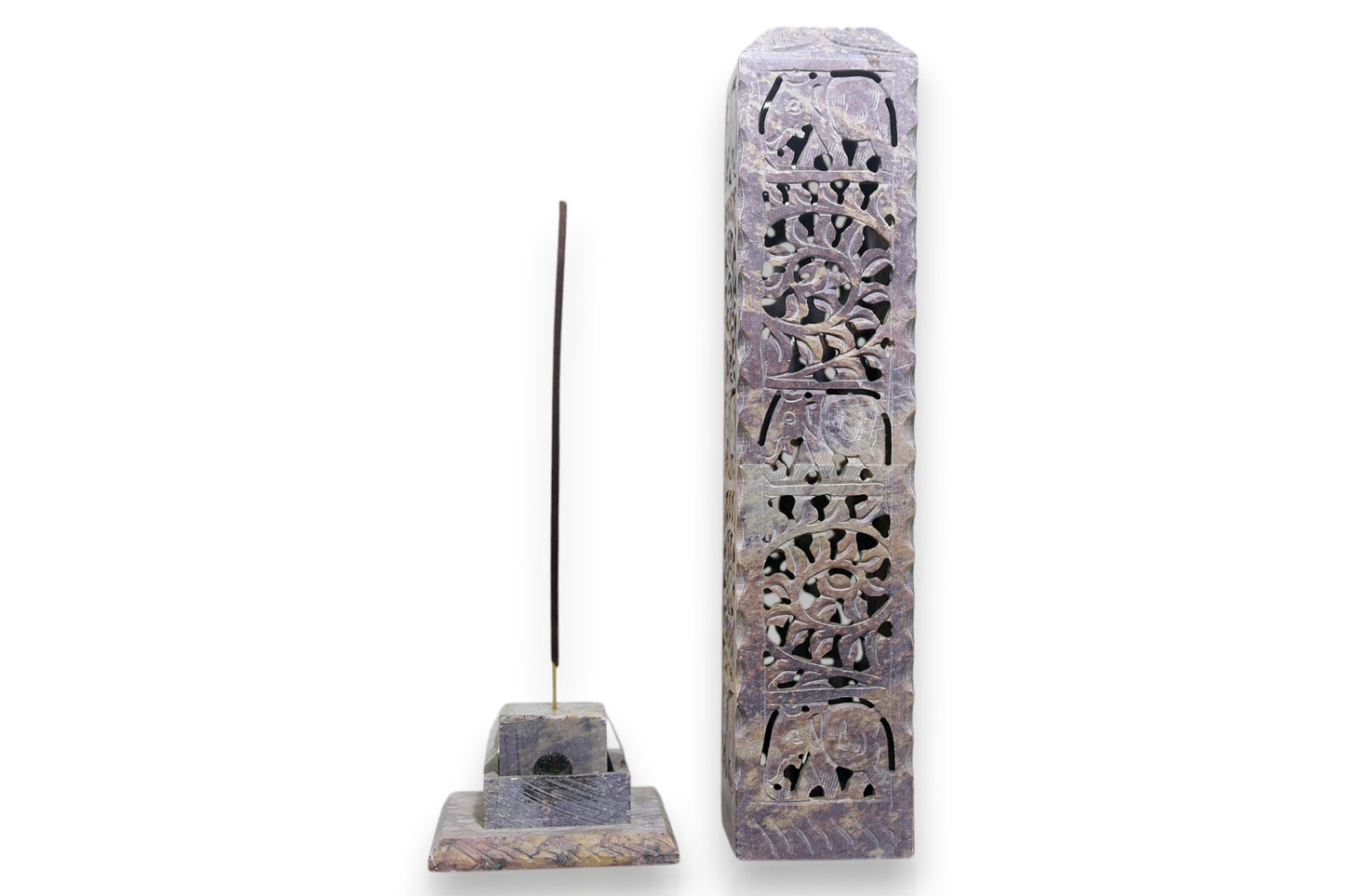 brown marble candle cum incense stick holder  Luxury hand crafted handicraft items Global Japan Korea Dubai Singapore Europe UK London United kingdom United states of America UAE USA