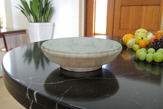 Big size solid 6 kilograms rich marble bowl perfect for phones, watches, keys holder, fruits, vegetables and much more