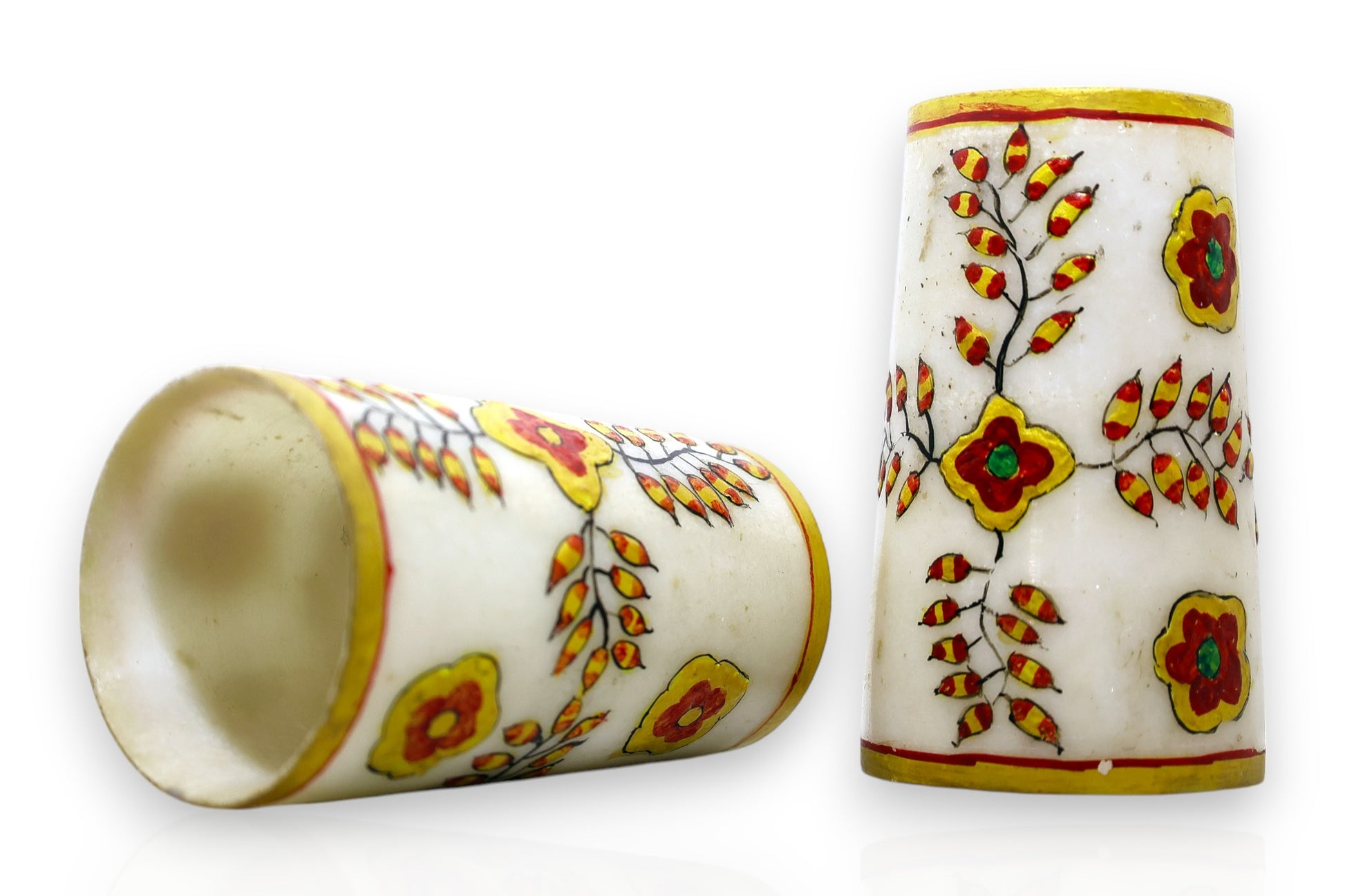 white marble drinking glass Luxury hand crafted handicraft items Global Japan Korea Dubai Singapore Europe UK London United kingdom United states of America UAE USA