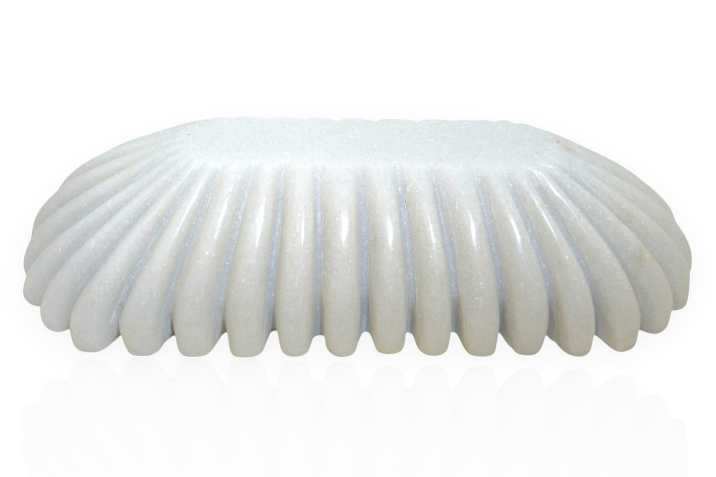 Versatile white marble oval shaped holder for Jewelry, phones, watches and fruits– Stunning Craftsmanship