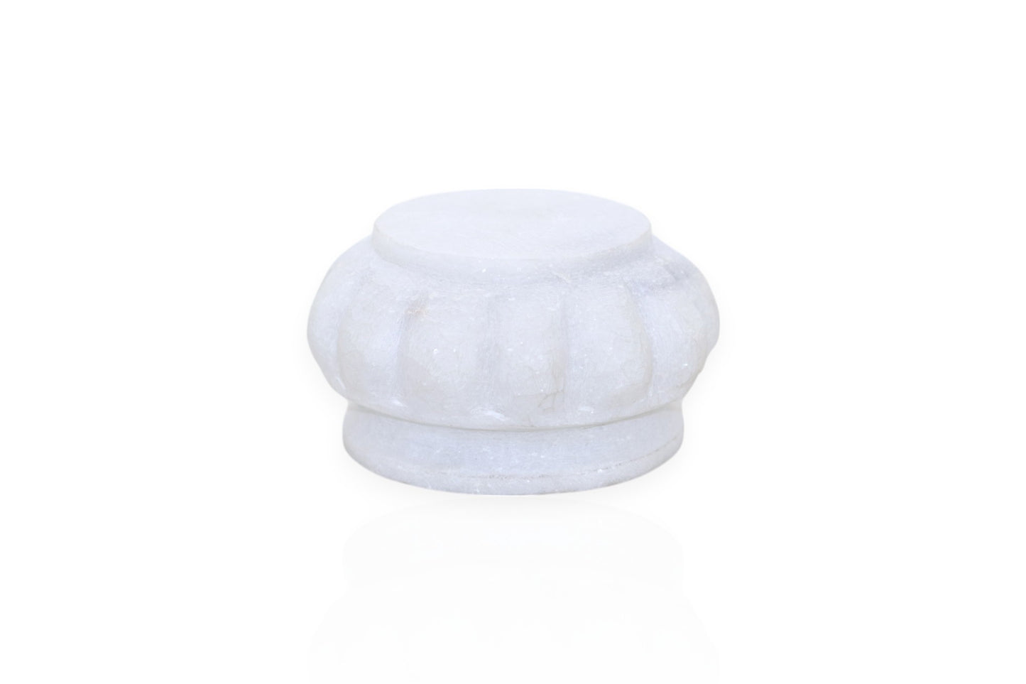 White marble pot shaped sauce bowl | chutney bowl | multiple utility bowl