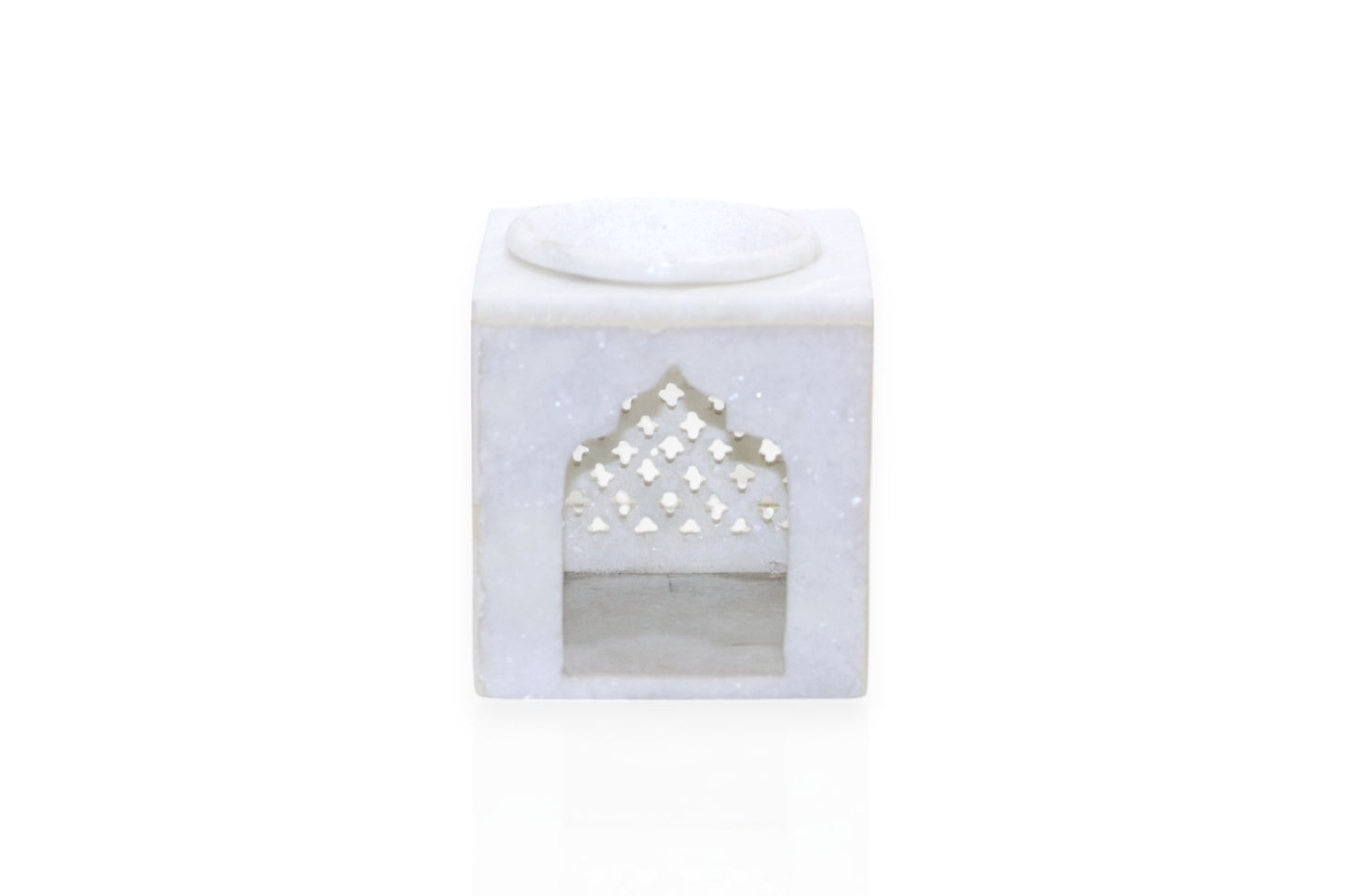 White marble fumes dispenser | perfume oil burner | camphor burner