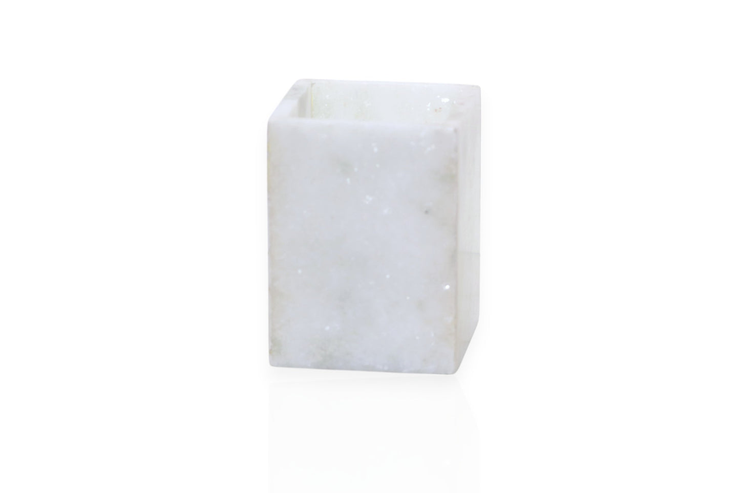 White marble minimalist design pen holder