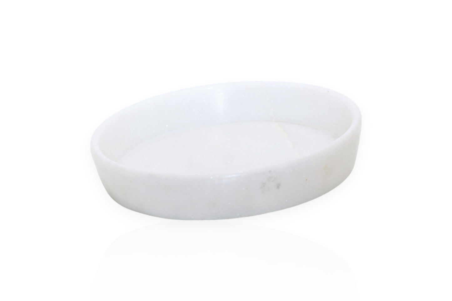 White round marble fruit plate | flower decoration plate | dry fruit plate | multi utility bowl