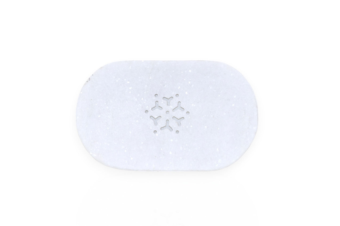 White marble soap plate