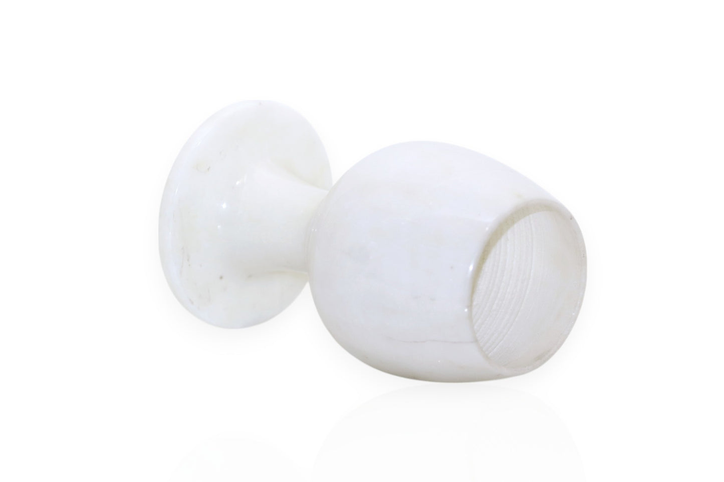 White marble wine glass