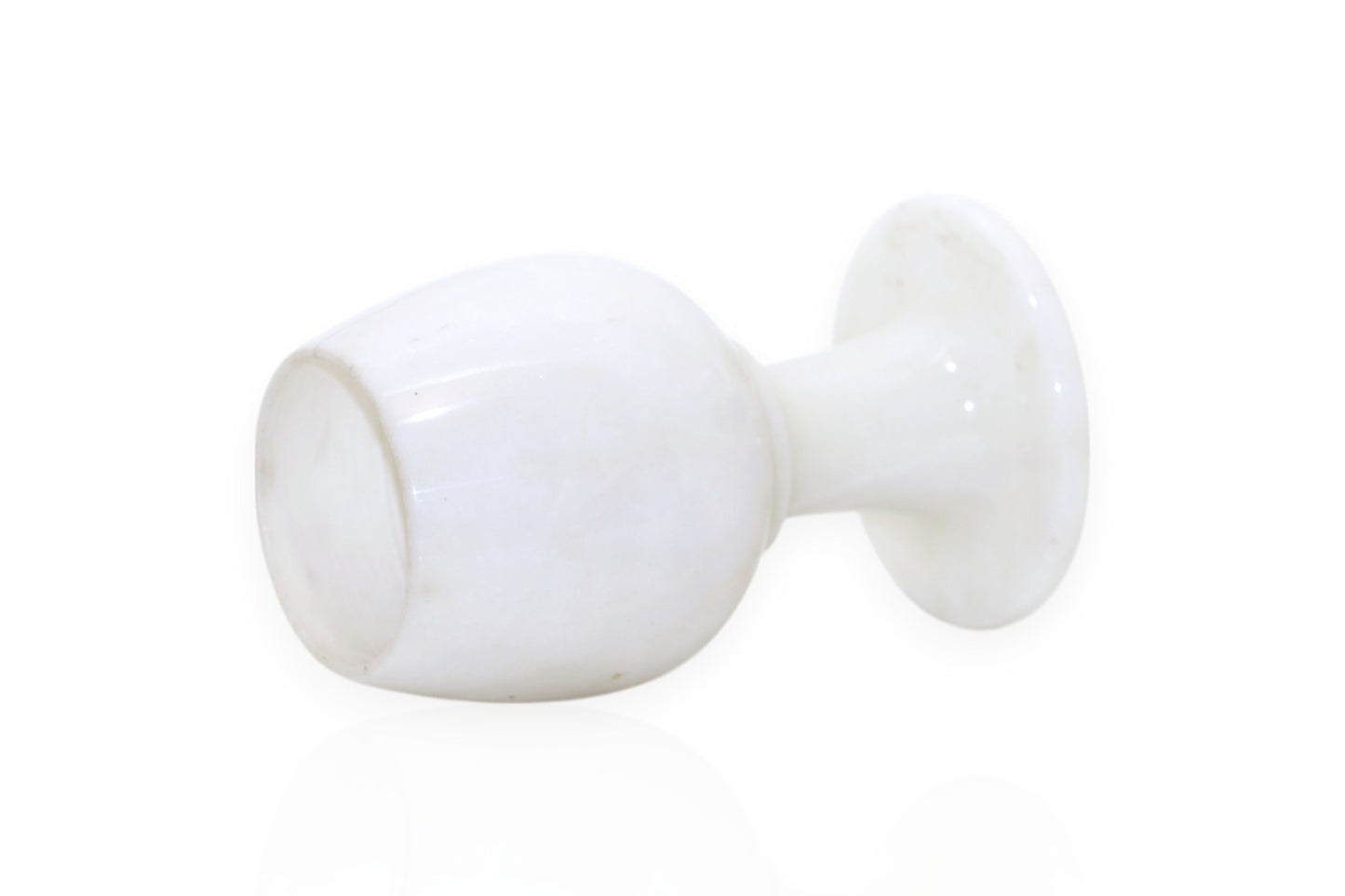 White marble wine glass