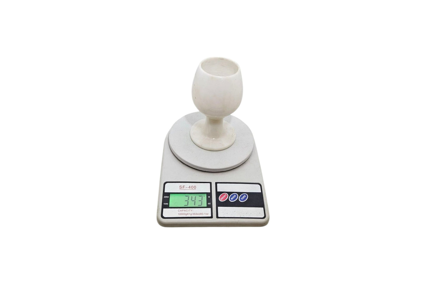 White marble wine glass
